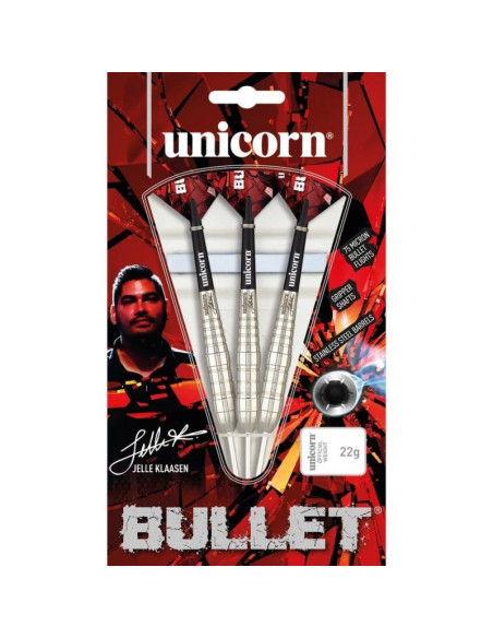 Rzutki steel tip unicorn bullet stainless steel- jelle klaasen