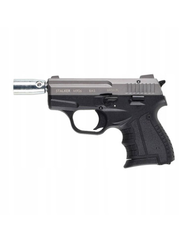 Pistolet hukowy alarmowo sygnałowy stalker m906 bas kal. .22 long blank (6 mm) tytan