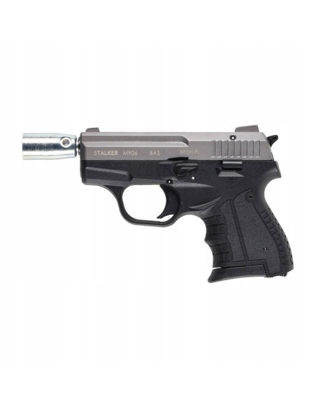 Pistolet hukowy alarmowo sygnałowy stalker m906 bas kal. .22 long blank (6 mm) tytan