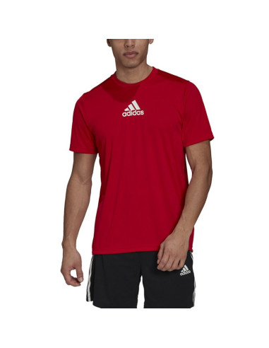 Koszulka adidas primeblue designed to move sport 3-stripes tee m