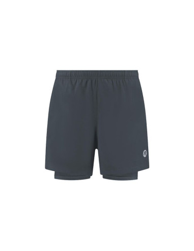 Rogelli spodenki męskie 2w1 essential szare xl