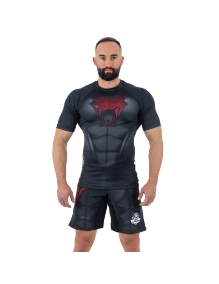 Koszulka kompresyjna "snake" typu rashguard powstała z materiału dbx more dry  m