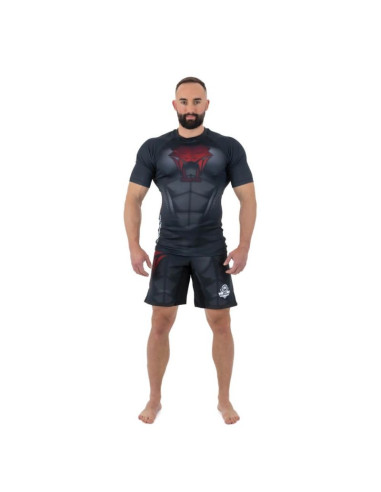 Koszulka kompresyjna "snake" typu rashguard powstała z materiału dbx more dry  m