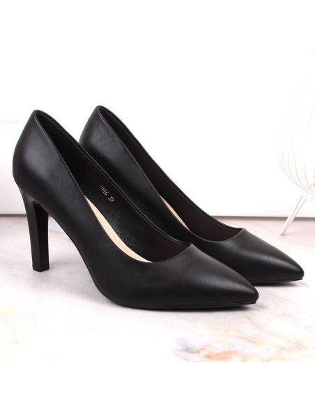 Czółenka na obcasie sergio leone w sk415