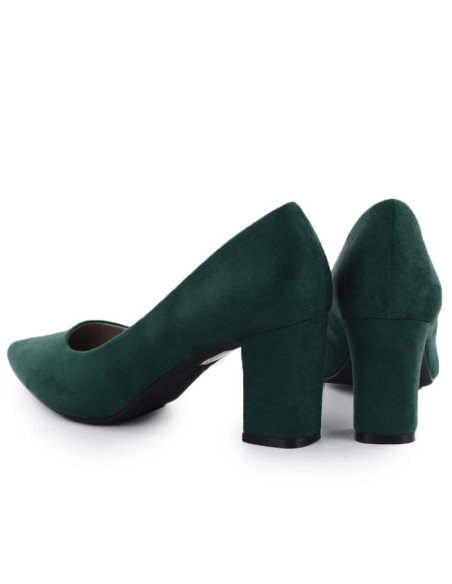 Czółenka na obcasie sergio leone w sk415