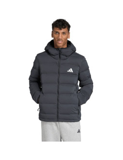 Kurtka męska adidas helionic climawarm stretch hooded down czarna jn2114