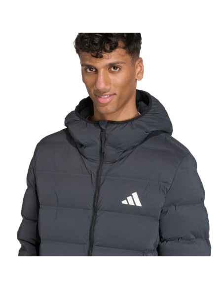 Kurtka męska adidas helionic climawarm stretch hooded down czarna jn2114