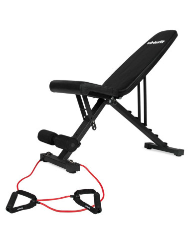 Virtufit składana regulowana ławka fitness fb100