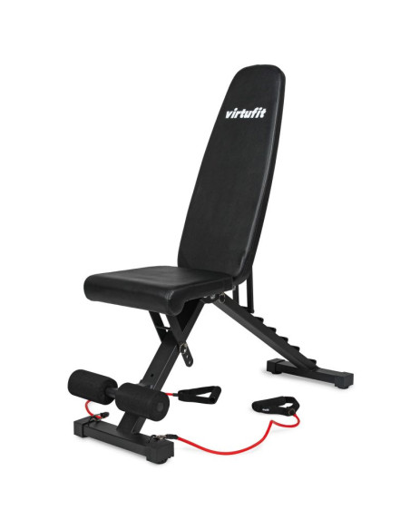 Virtufit składana regulowana ławka fitness fb100