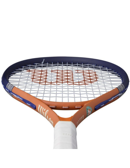 Rakieta do tenisa ziemnego wilson roland garros elite rkt 3 4 3/8  granatowo-pomarańczowa wr193210u3