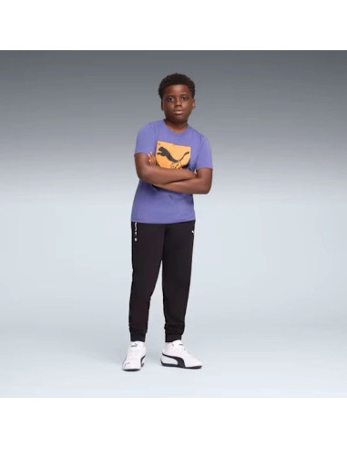 Puma spodnie dresowe dziecięce bmw mms czarne wygodne sportowy styl