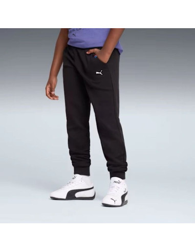 Puma spodnie dresowe dziecięce bmw mms czarne wygodne sportowy styl