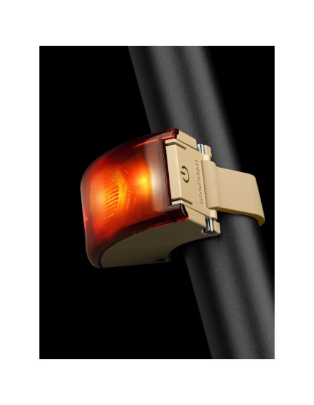 Lampka rowerowa bookman curve rear light 37lm