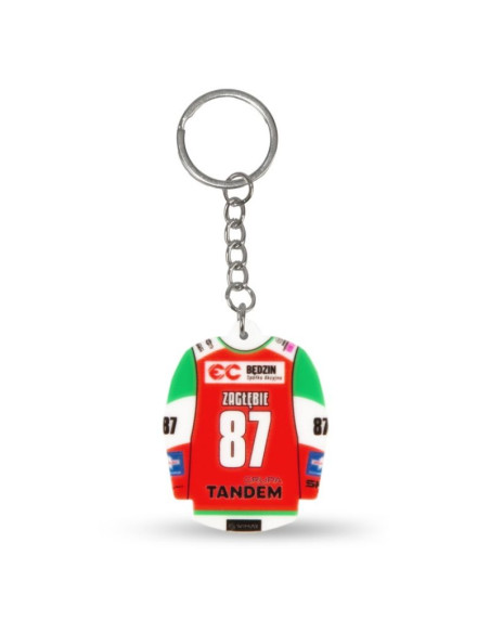 Brelok koszulka zagłębie sosnowiec (home) srebbrekh