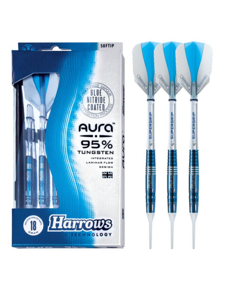 Rzutki harrows aura 95% softip