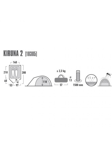 Namiot high peak kiruna 2 10305