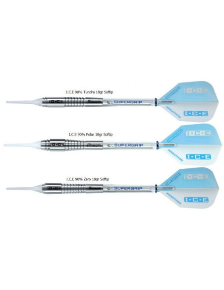 Rzutki harrows ice 90% softip