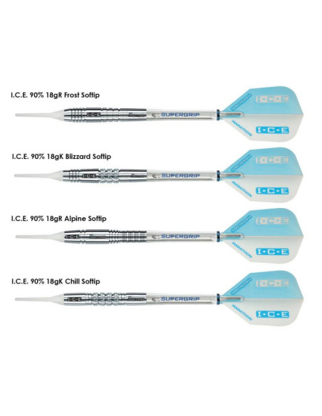 Rzutki harrows ice 90% softip