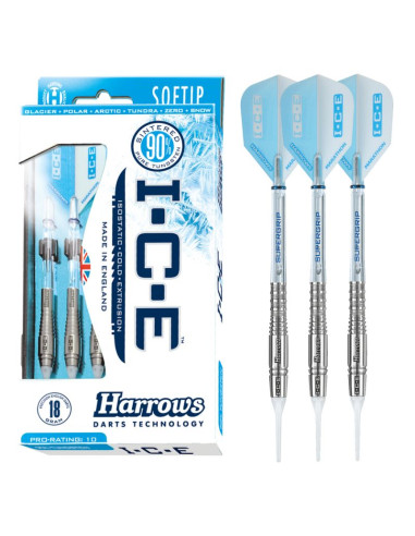 Rzutki harrows ice 90% softip