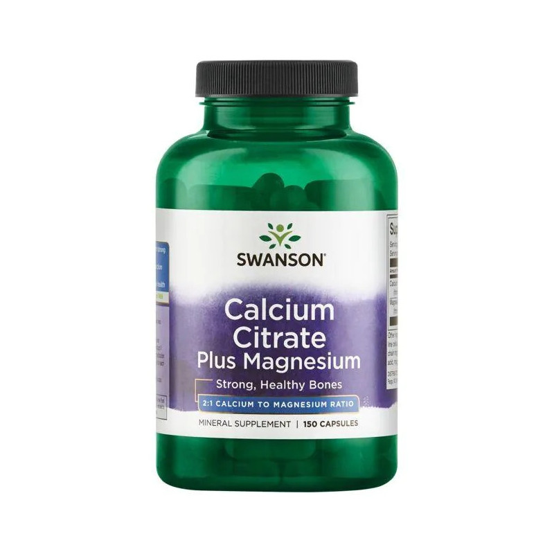 Calcium Citrate Plus Magnesium 2:1 (150 kaps.)