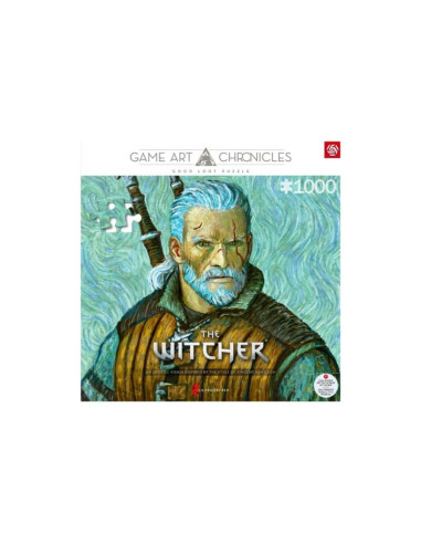 Puzzle good loot gaming 1000 game art chronicles the witcher geralt & vincent van gogh