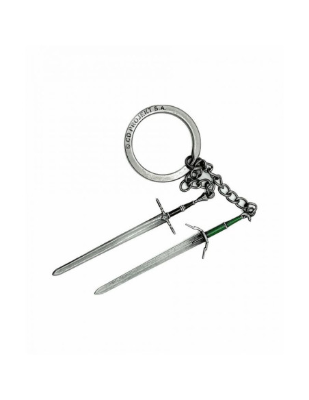 Brelok good loot the witcher 3 geralt two swords keychain