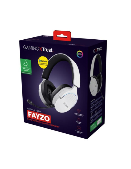 Słuchawki gamingowe trust gxt 491w fayzo wireless white
