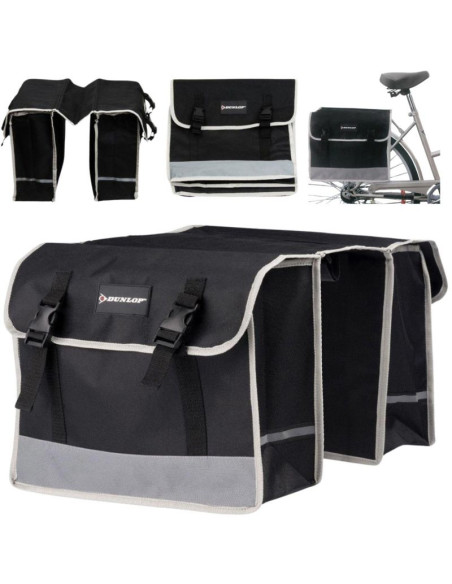 Torba rowerowa podwójna na bagażnik dunlop sakwa 26l