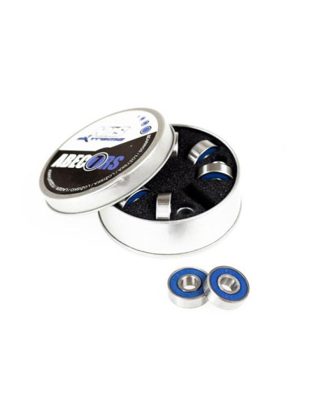 Łożyska nils extreme purpurowy carbon 8 szt.