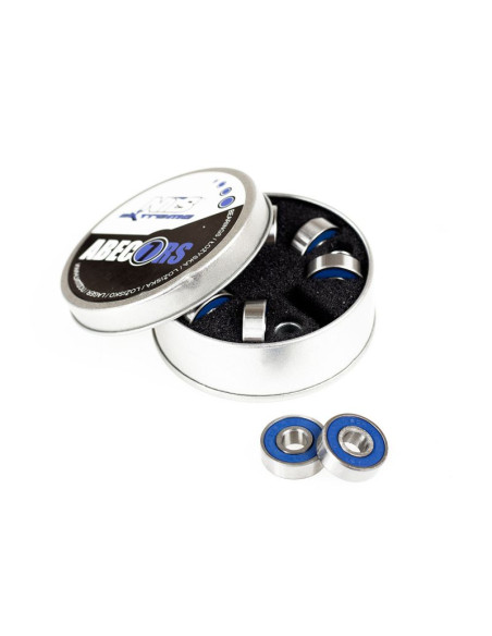 Łożyska nils extreme purpurowy carbon 8 szt.