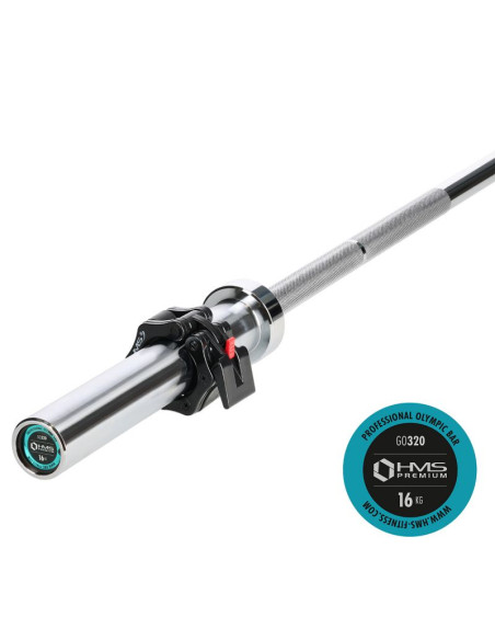 Gryf olimpijski hms lock jaw black 183 cm go320