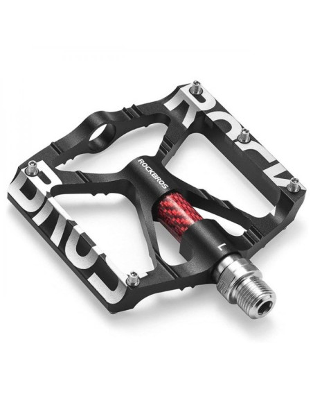 Zestaw pedałów rowerowych rockbros 37213071001 ze stopu aluminium - czarne