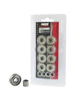 Abec-9 chrome łożyska (8 szt.) nils extreme