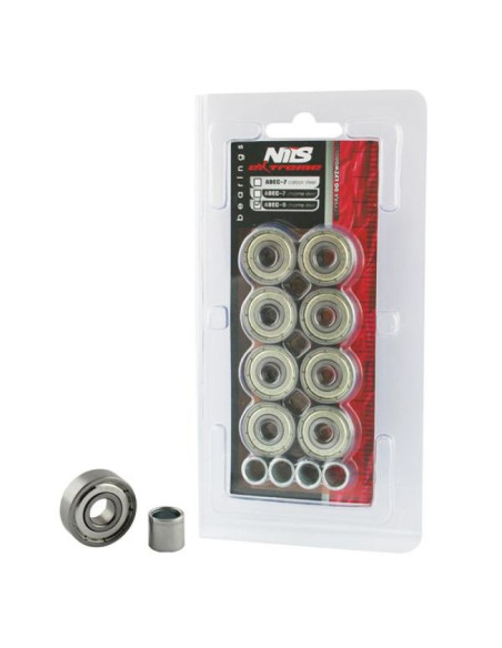 Abec-9 chrome łożyska (8 szt.) nils extreme