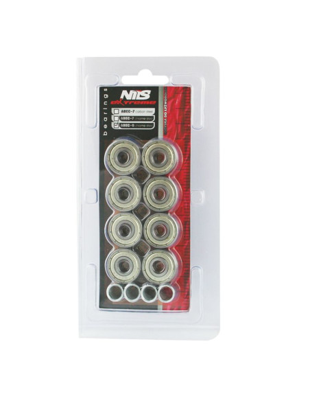 Abec-9 chrome łożyska (8 szt.) nils extreme