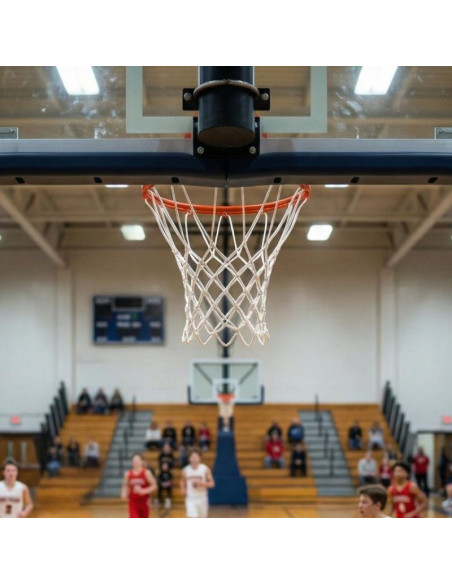 Siatka do obręczy kosz biała 1szt/ 12 uchwytów pes 5 netex