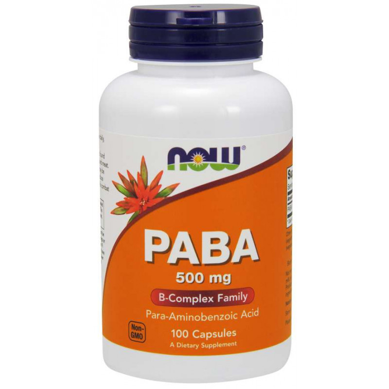 PABA - Kwas Para-Aminobenzoesowy 500 mg (100 kaps.)