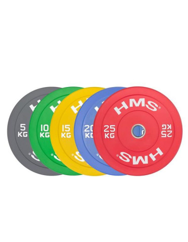 Talerz olimpijski hms green bumper 10 kg cbr10