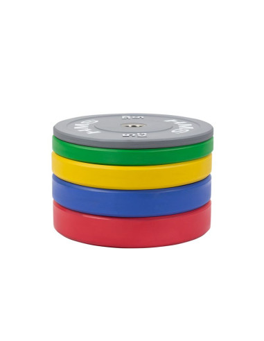 Talerz olimpijski hms green bumper 10 kg cbr10