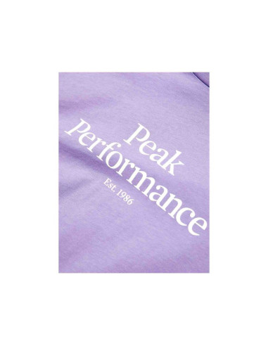 Koszulka peak performance w original tee fioletowy