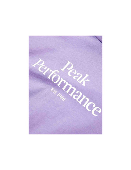 Koszulka peak performance w original tee fioletowy