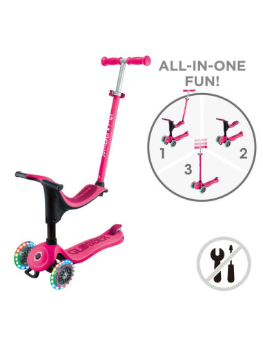 Hulajnoga z siedziskiem go•up sporty lights (452-610-4 s)