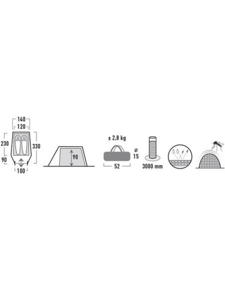 Namiot high peak kite 2 10188