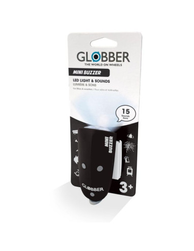 Lampka led + klakson globber mini buzzer