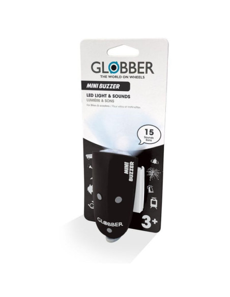 Lampka led + klakson globber mini buzzer