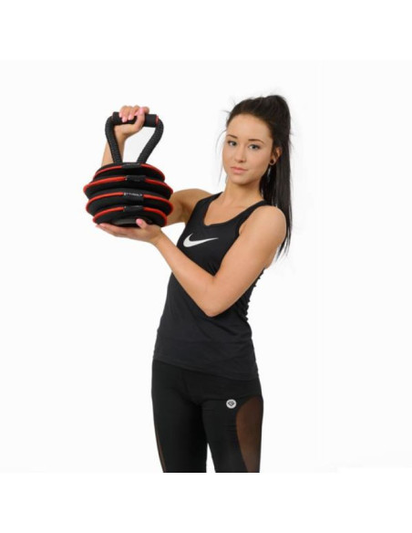 Kettlebell regulowany miękki 20 lbs hms krm20
