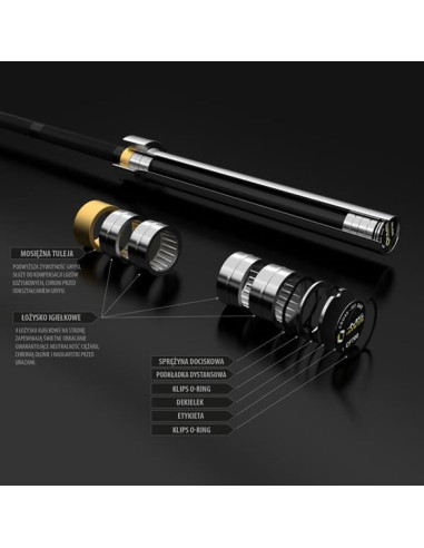 Gryf do crosffitu hms premium gcf700 220 cm 20 kg