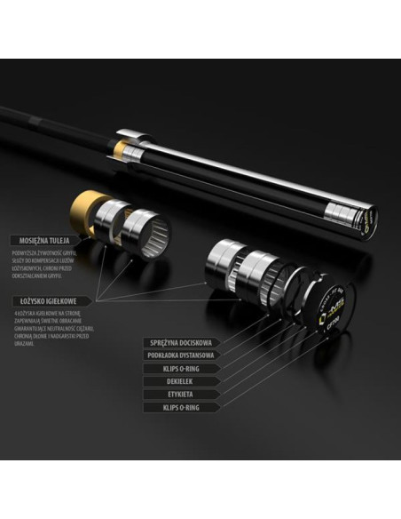 Gryf do crosffitu hms premium gcf700 220 cm 20 kg