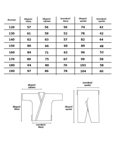 Strój do judo smj sport jr