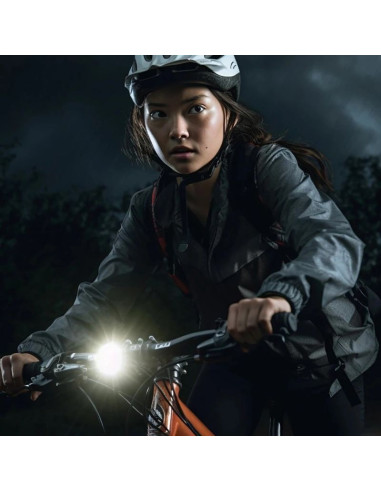 Lampka rowerowa rockbros rhl1500 przednia 5000mah 1500lm ipx6 - czarna